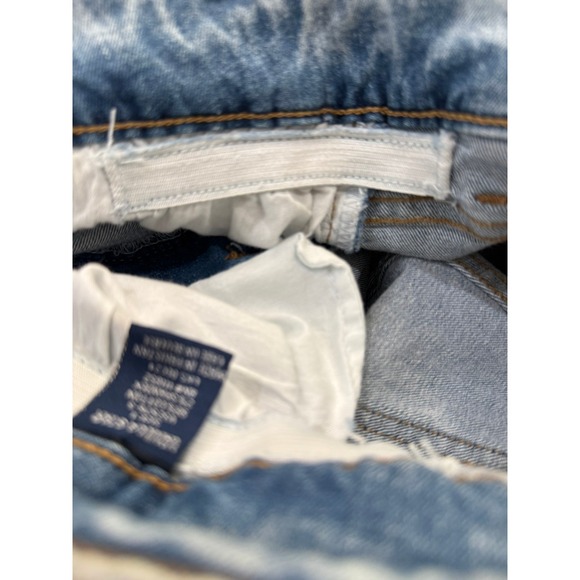 Vanilla Star Size 1 Washed Distressed Cuffed Denim Mom Short - Picture 6 of 7